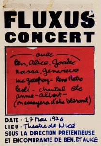 Affiche fluxus